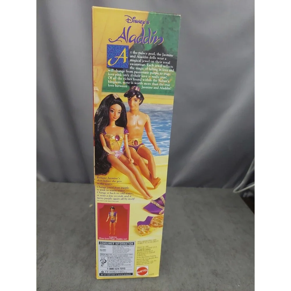 Disney Jasmine Water Jewel  Magic Doll Original Box